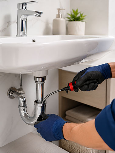 lavabo tıkanıklığı açma hizmeti